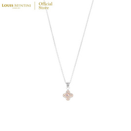 Louis Montini (Jewelry) สร้อยคอเงินแท้ 92.5% รูปดอกไม้ LJNC15 - Louis Montini, เสื้อผ้าและเครื่องประดับ