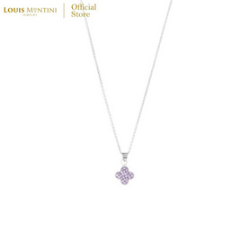 Louis Montini (Jewelry) สร้อยคอเงินแท้ 92.5% รูปดอกไม้ LJNC15 - Louis Montini, แฟชั่น