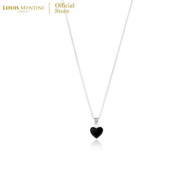 Louis Montini (Jewelry) สร้อยคอเงินแท้ 92.5% รูปหัวใจหินมงคล LJNC16 - Louis Montini, แฟชั่น