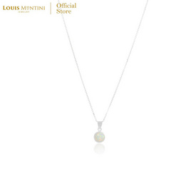 Louis Montini (Jewelry) สร้อยคอเงินแท้ 92.5% หินโอปอล LJNC19 - Louis Montini, เสื้อผ้าและเครื่องประดับ