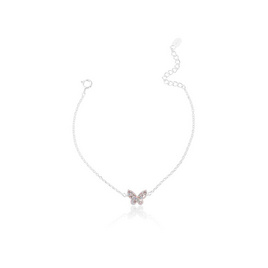 Louis Montini (Jewelry) สร้อยข้อมือเงินแท้ 92.5% สร้อยข้อมือผู้หญิง รูป butterfly LJBL05 - Louis Montini, แฟชั่นผู้หญิง