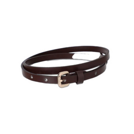 Louis Montini (Miranda) Women's belt เข็มขัดผู้หญิง หนังวัวแท้ เข็มขัดแฟชั่น MGW132 - Louis Montini, เครื่องประดับผู้หญิง