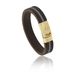 Louis Montini (RoyalWrist Charms) กำไลข้อมือ หนังวัวแท้ Cowhide Bracelets LEABL009 - Louis Montini, แฟชั่น