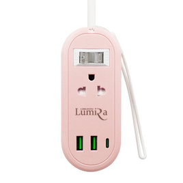 Lumira ปลั๊กไฟพกพา รุ่น LS-024/2U - Lumira, รางปลั๊กไฟ