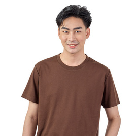 M2S Lifestyle เสื้อยืดคอกลมชาย น้ำตาลมอคค่า - M2S Lifestyle, 7Online