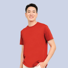 M2S Lifestyle เสื้อยืดคอกลมชาย แดงเชอร์รี่ - M2S Lifestyle, เสื้อผ้า