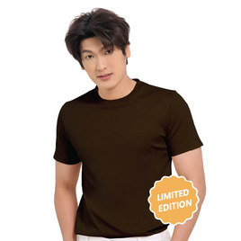 M2S Lifestyle เสื้อยืดคอกลมชาย น้ำตาลช็อคโกแลต - M2S Lifestyle, M2S Lifestyle New Item เสื้อคอกลม สีน้ำตาลช้อคโกแลต