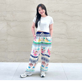 M2S Lifestyle กางเกงขายาว Shinchan รุ่น Candy Pop Free size - M2S Lifestyle