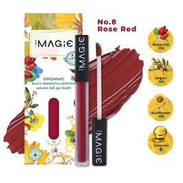 MAGIE ลิปสติก ออร์แกนิค Organic Silky Smooth Lipstick 2 กรัม - MAGIE, ริมฝีปาก