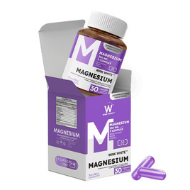 MAGNESIUM COMPLEX WINK WHITE บรรจุ 30 แคปซูล - Wink White, สินค้าใหม่