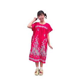 MD ชุดนอนกระโปรง คอกลมอกจีบ Freesize - มาดามดีไซน์, ชุดนอน