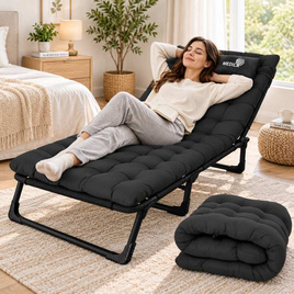 MEDILA เตียงพับ พร้อมที่นอนหนานุ่ม รุ่น CH0138 - TS Modern Living, เตียงพับ