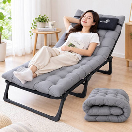 MEDILA เตียงพับ พร้อมที่นอนหนานุ่ม รุ่น CH0138 - TS Modern Living, เตียงพับ