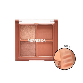 MERREZCA พาเลทอายแชโดว์ Eye Color Palette 4x1.8 กรัม - Merrezca, ทาตา