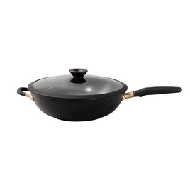 MEYER Accent Hard-Anodized กระทะผัดมีหูจับ 32 ซม. Stirfry (81210-T) - MEYER, เครื่องครัวและอุปกรณ์