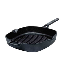 MEYER CAST IRON 25CM กระทะเหล็กหล่อ GRILL PAN (47763-C) - MEYER, ห้องครัวและอุปกรณ์