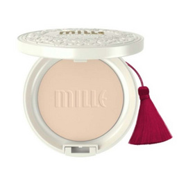 MILLE แป้งผสมรองพื้น Super Whitening Gold Rose Pact SPF48 PA+++ 11 กรัม #01 Light - Mille, Mille