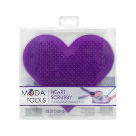 MODA ซิลิโคนทำความสะอาดแปรงแต่งหน้า Heart Scrubby Cleaning Pad - MODA, เครื่องใช้ส่วนตัว/เสริมความงาม