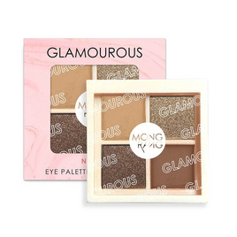 MONGRANG พาเลทอายแชโดว์ GLAMOROUS EYE PALETTE 4 กรัม - Mongrang, ตกแต่งดวงตา