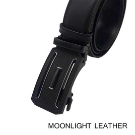 MOONLIGHT เข็มขัดหนังวัวแท้ MOONLIGHT สำหรับผู้ชาย แบบ Auto Locking Exclusive-3 - MOONLIGHT, เครื่องประดับผู้ชาย