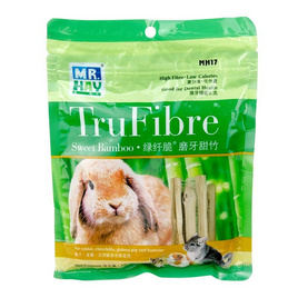 MR.HAY TruFibre Sweet bamboo แท่งไผ่หวาน ขนมลับฟัน ไฟเบอร์สูง สำหรับกระต่าย ชินชิล่า หมูแฮมสเตอร์ แกสบี้ (100g) (MH17) - MR.HAY, กระต่ายและสัตว์เล็ก