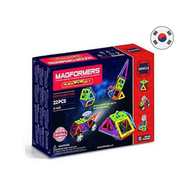 Magformers ของเล่นตัวต่อแม่เหล็ก ชุดยานอวกาศ
(เซ็ต 22 ชิ้น) - Magformers, ตัวต่อ