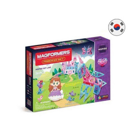 Magformers ของเล่นตัวต่อแม่เหล็ก ชุดเจ้าหญิง
(เซ็ต 56 ชิ้น) - Magformers, ตัวต่อ