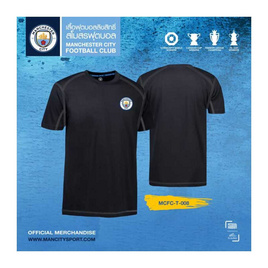 Manchester City เสื้อคอกลมแมนเชสเตอร์ซิตี้ สีดำ - Manchester City, 7Online