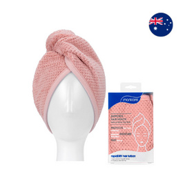 Manicare ผ้าคลุมผม (M26010) Pariddry Hair Turban สีชมพู - Manicare, Manicare