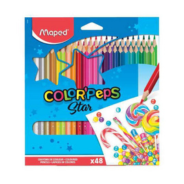 Maped สีไม้ 48 สี COLOR'PEPS Star CO/832048 - Maped, เครื่องเขียน