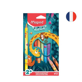Maped สีไม้ Jungle 12 สี CO/863700 - Maped, เครื่องเขียน
