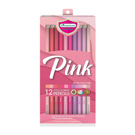 Master Art ดินสอสี 12 สี Special Collection - Pink - Master Art, หนังสือ เครื่องเขียน