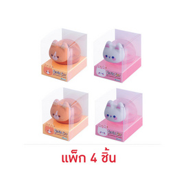 Master Art กบเหลาน้องแมว Cutie Cat คละแบบ (แพ็ก 4 ชิ้น) - Master Art, อุปกรณ์เครื่องเขียน