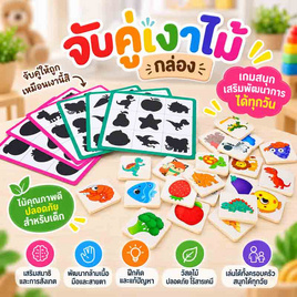 Mastery Toys จับคู่เงาไม้กล่อง - Mastery Toys, เกมและของเล่นเด็ก
