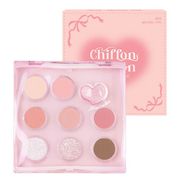 Meilinda พาเลทอายแชโดว์ Chiffon Ribbon Eyepalette 3.5 กรัม - Meilinda, เครื่องสำอาง