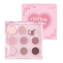 Meilinda พาเลทอายแชโดว์ Chiffon Ribbon Eyepalette 3.5 กรัม - Meilinda, ตกแต่งดวงตา