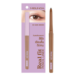 Meilinda ดินสอเขียนขอบตา Real Fit Pencil Liner 0.3 กรัม - Meilinda, มาสคาร่า/อายไลน์เนอร์