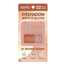 Mello อายแชโดว์ Eye Color Palette Matte&Glitter 5.5 กรัม - Mello, อายแชโดว์