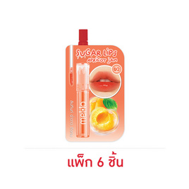 Mello ลิปทินท์ Sugar Glossy Lip Tint 2 กรัม 03Apricot Jam (แพ็ก 6 ชิ้น) - Mello, ริมฝีปาก