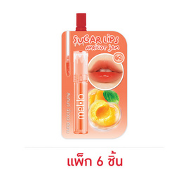 Mello ลิปกลอส Sugar Glossy Lip Tint 2 กรัม แพ็ก 6 ชิ้น - Mello, ลิปกรอส