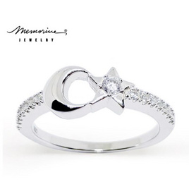 Memorine Jewelry แหวนเงินแท้ 925 ฝังเพชรสวิส (CZ) : ONLR357 - Memorine Jewelry, Memorine Jewelry