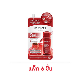 Merci เซรั่ม Red Power Anti-Dark Spot Brightening Superior Serum 7 กรัม (แพ็ก 6 ชิ้น) - Merci Skincare, ดูแลผิวหน้า