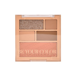 Merrezca พาเลทตาและแก้ม Be Your Color Palette 11 กรัม - Merrezca, เครื่องสำอาง