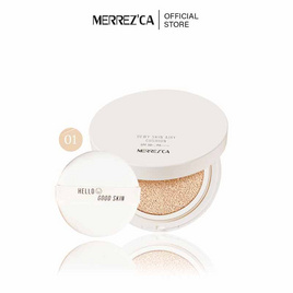 Merrezca คุชชั่น Dewy Skin Airy Cushion SPF50+ PA++++ 15 กรัม - Merrezca, ครีมรองพื้น