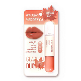 Merrezca ลิปทินท์ Glaze & Glam Duo Lip 4 มล. - Merrezca, ริมฝีปาก