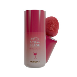 Merrezca บลัชออน Soft Tint Liquid Blush 4 กรัม - Merrezca, แก้ม