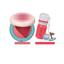 Merrezca ชุดเซ็ท Turn On Blush (2ชิ้น/ชุด) - Merrezca, เครื่องสำอาง