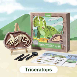 Mideer ชุดนักสำรวจไดโนเสาร์ Triceratops - Mideer, เกมและของเล่นเด็ก