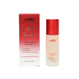 Mille รองพื้น Matte Poreless Liquid Foundation SPF30 PA++ 30 กรัม - Mille, ครีมรองพื้น