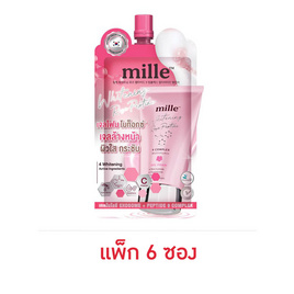 Mille Whitening Rose Peptide9 Complex Gel Foam 15กรัม (6 ซอง) - Mille, ทำความสะอาดผิวหน้า